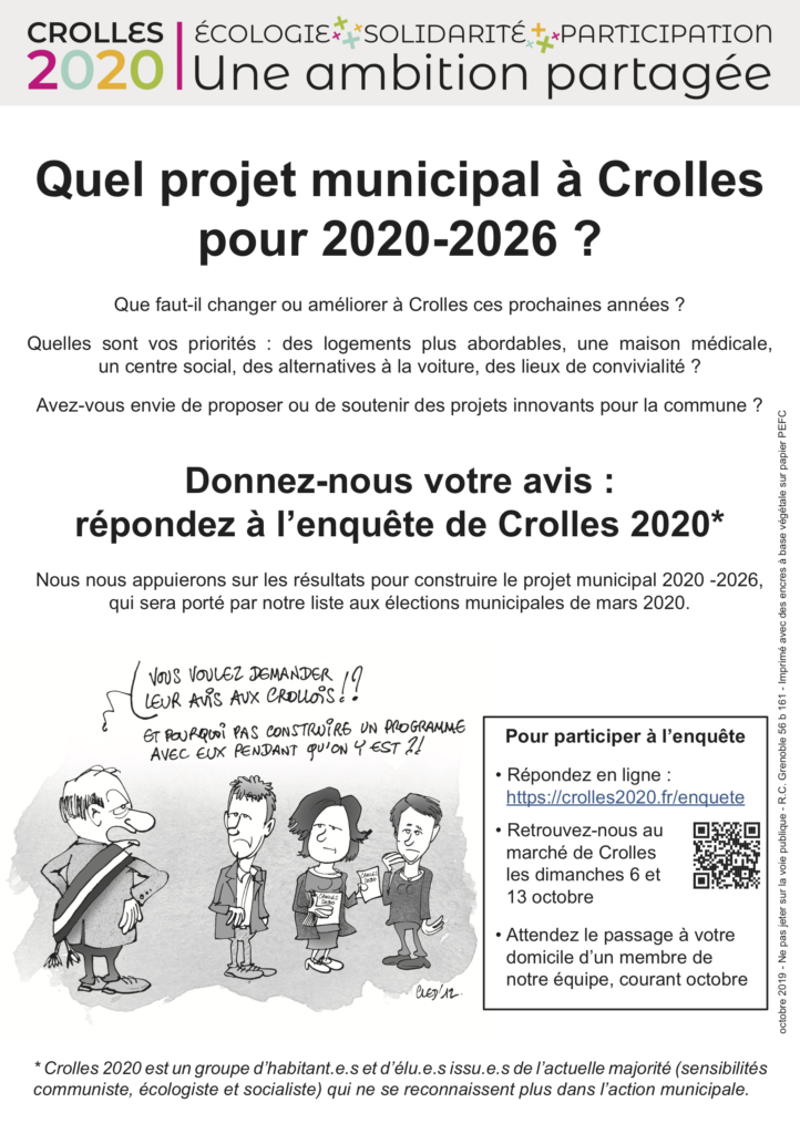 Tract enquête Crolles 2020
